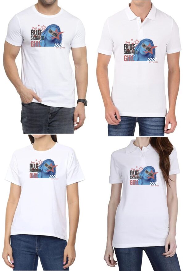 Blue Skinned Girl T-Shirt