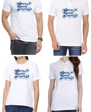 Every Moment Counts (BLU) T-Shirt
