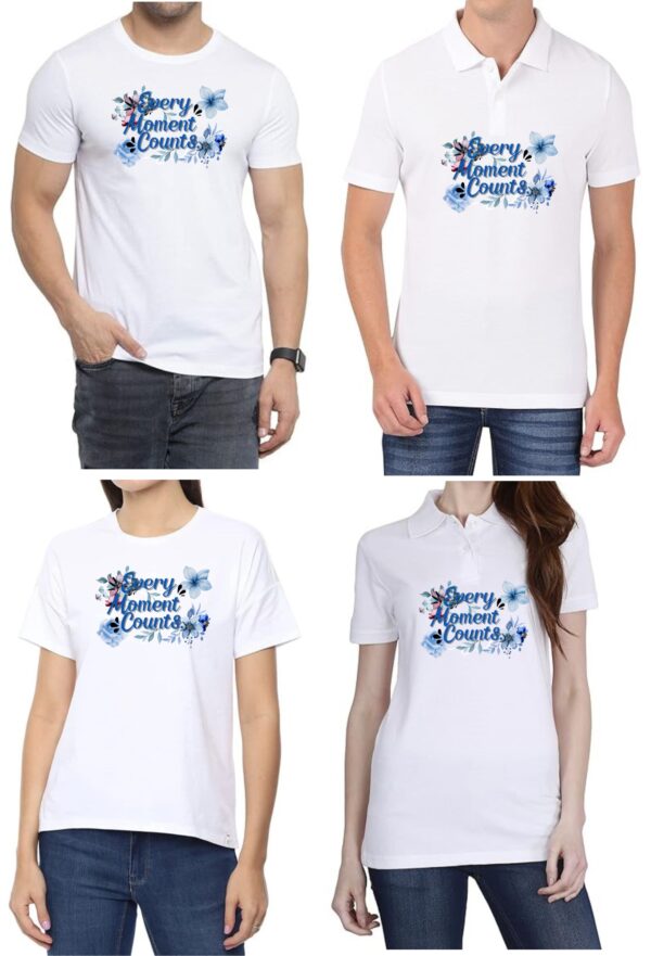 Every Moment Counts (BLU) T-Shirt