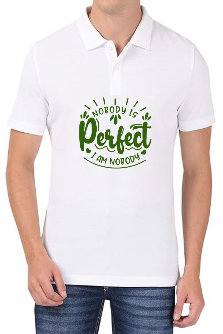 I’m Nobody (GRE) Polo Men White T-Shirt