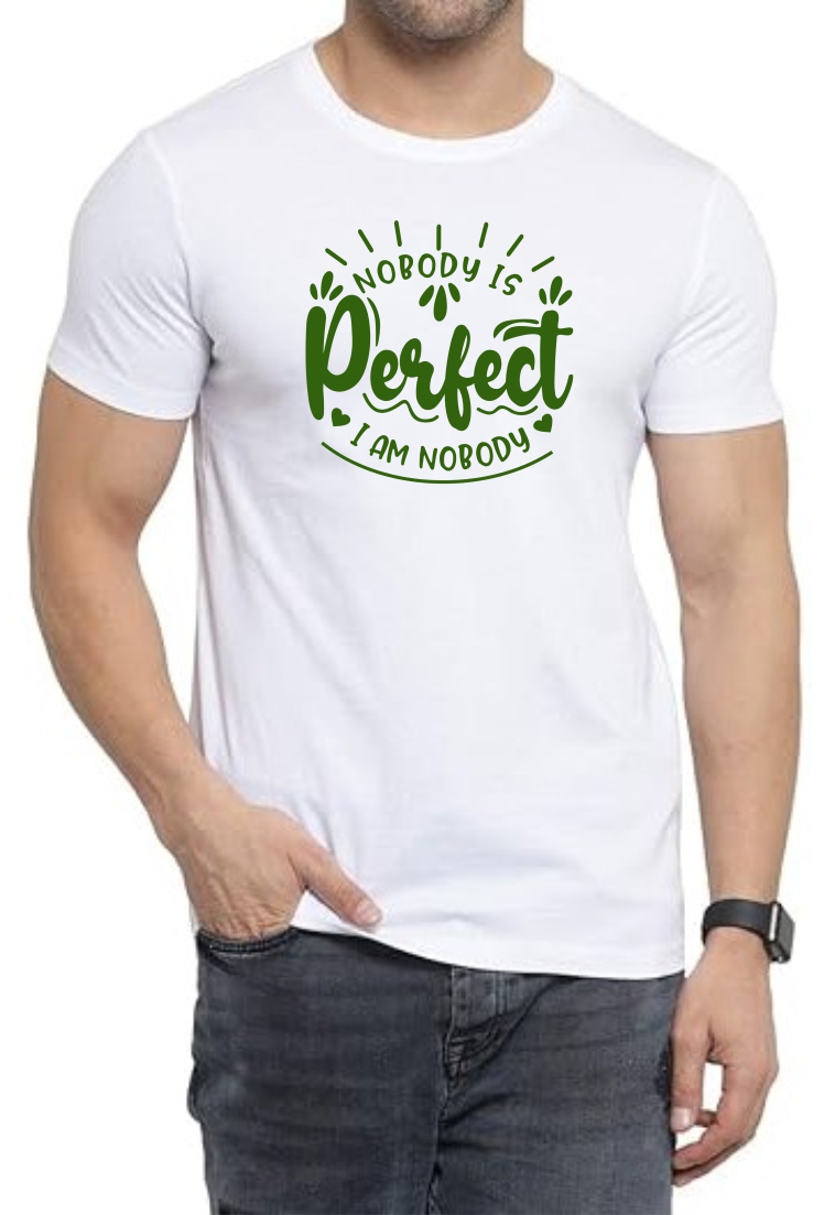 I’m Nobody (GRE) Round Neck Men White T-Shirt