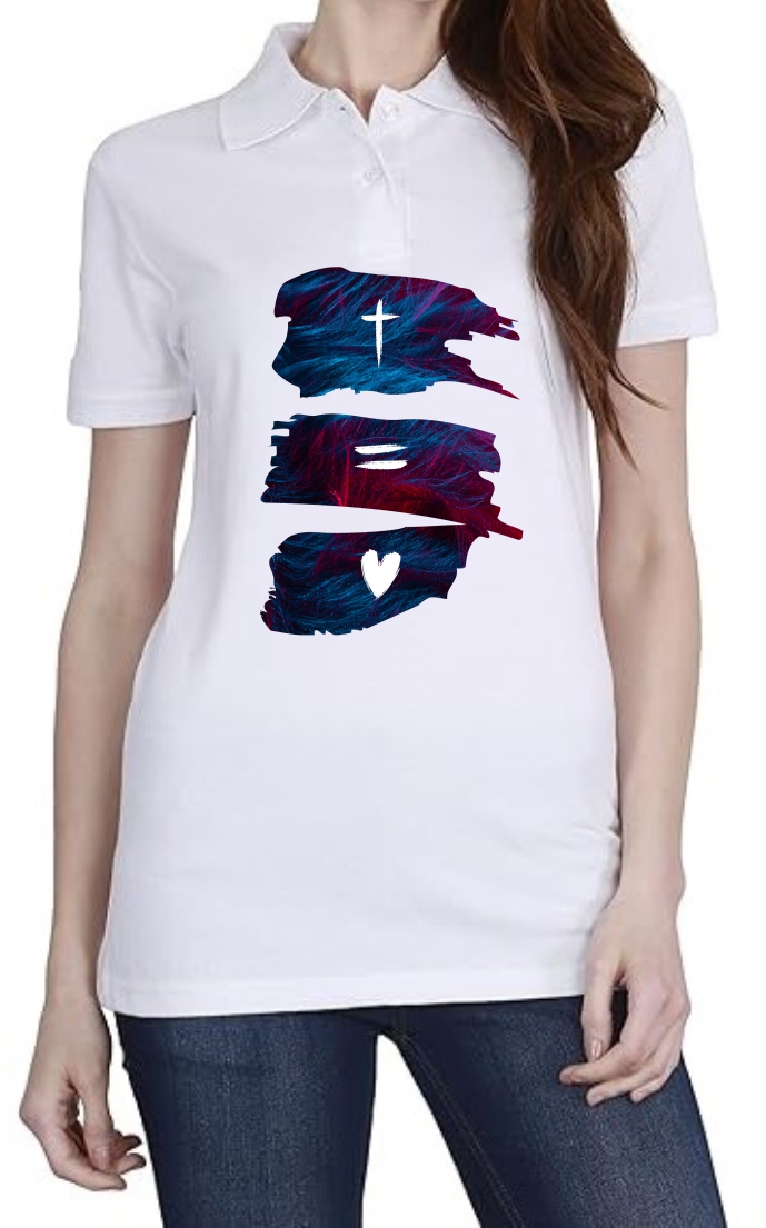 Love Polo Women White T-Shirt