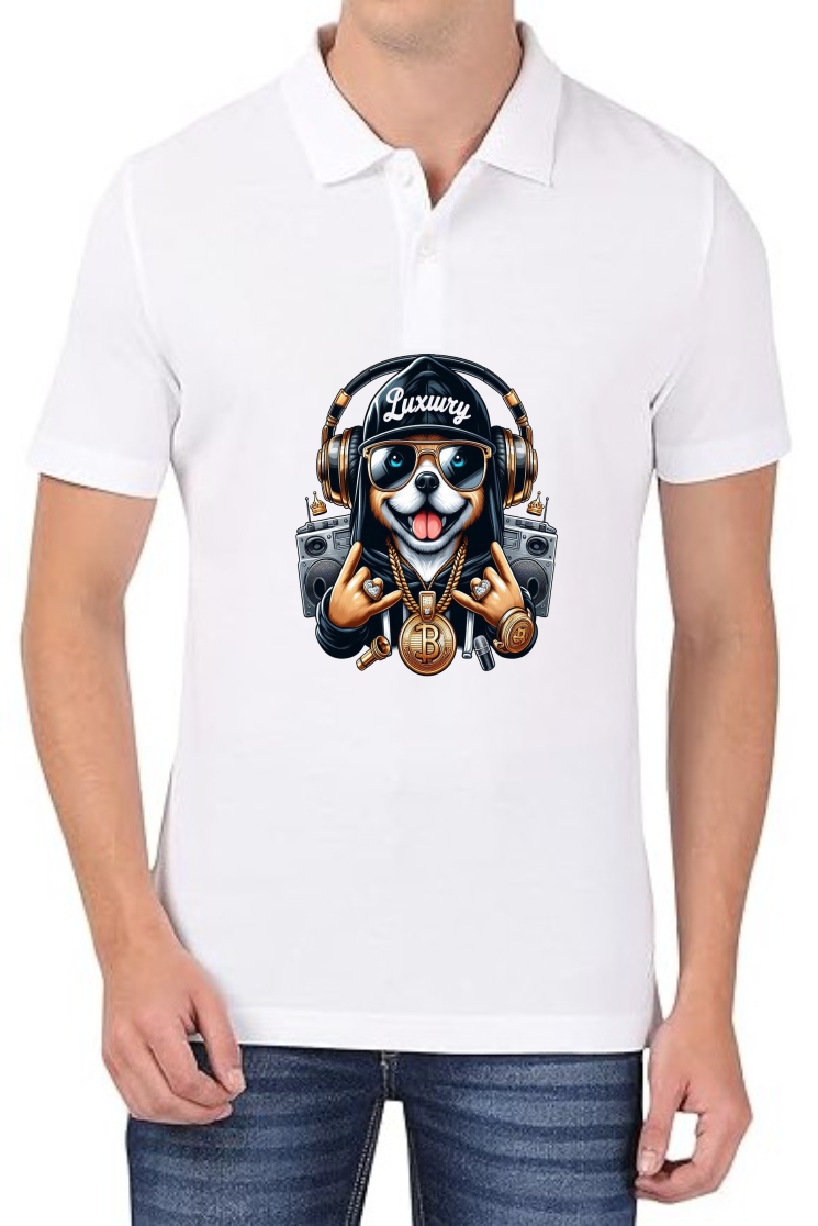 Luxury Polo Men White T-Shirt
