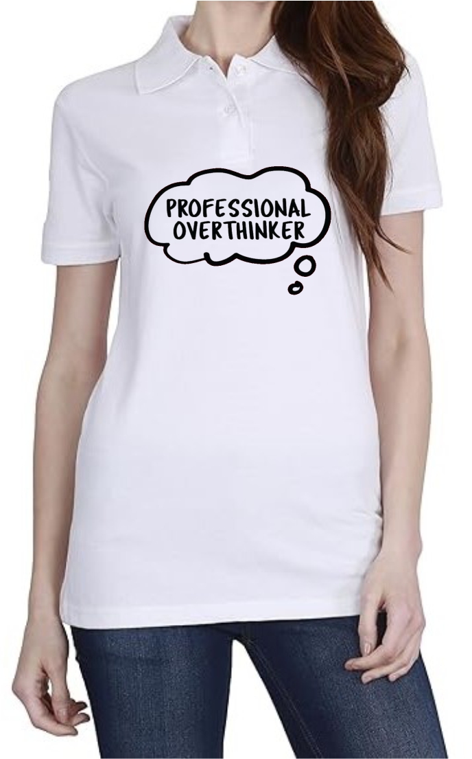 Professional Over Polo Women White T-Shirt